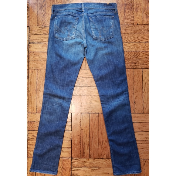 Citizens of Humanity Stone wash Blue jeans - Picture 8 of 11